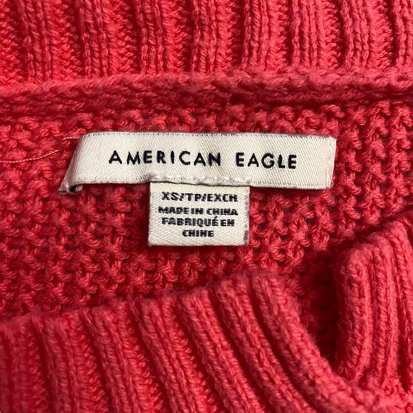 American Eagle Outfitters Knit Long Sleeve Sweater 1/2 Button Down Extra Small - Picture 3 of 15